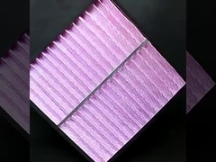 इलेक्ट्रॉनिक फ्यूरेंस प्लीटेड पैनल एयर फिल्टर कार्डबोर्ड फ्रेम G4 के साथ प्रदर्शन