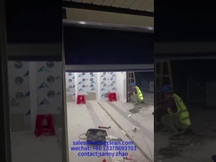 ऊर्जा दक्षता कार्गो एयर शावर रूम फास्ट रोलिंग डोर 3 साइड ब्लोइंग वे के साथ