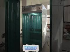 स्टेनलेस स्टील पीएलसी नियंत्रित वितरण बूथ कस्टम क्षमता चांदी रंग