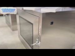 मैकेनिकल इंटरलॉक के साथ नसबंदी / कीटाणुशोधन क्लीनरूम पास बॉक्स शेन्ज़ेन या लोडिंग पोर्ट