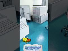 फार्मास्युटिकल उद्योग प्रदर्शन के लिए हॉट मेल्ट ग्लू मिनी-प्लेट्स ग्लास फाइबर मीडिया HEPA एयर फिल्टर