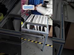 Pocket Air Filter with Synthetic Fiber Humidity Resistance 50Pa Initial Pressure Showcase