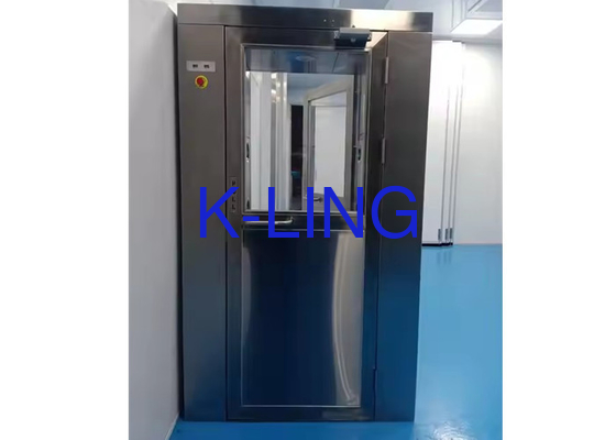 H13/H14 एयर फिल्टर स्वचालित फूंकने वाला मनुल स्विंग डोर एयर शावर 220V/50Hz