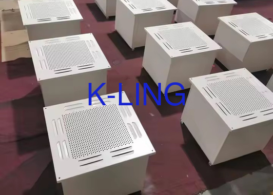 200 CFM HEPA फिल्टर बॉक्स 110V/220V पावर सप्लाई पाउडर लेपित स्टील फ्रेम के साथ