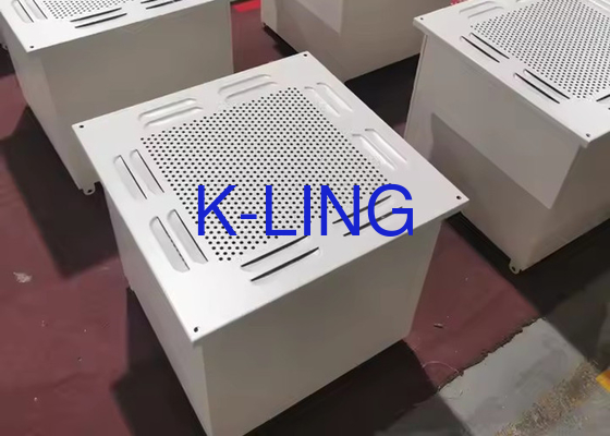 200 CFM HEPA फिल्टर बॉक्स 110V/220V पावर सप्लाई पाउडर लेपित स्टील फ्रेम के साथ