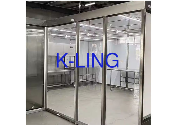 समायोज्य हवा की गति वायु प्रवाह स्टेनलेस स्टील फ्रेम सॉफ्टवॉल स्वच्छ कक्ष