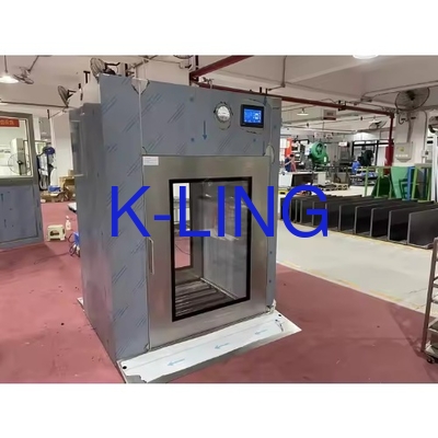 स्टेनलेस स्टील हैंडल क्लीनरूम पास बॉक्स स्वच्छ और सुरक्षित उत्पादन वातावरण बनाए रखना