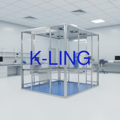 ISO7 धूल रहित हार्डवॉल मॉड्यूलर क्लीन बूथ प्रयोगशाला और औद्योगिक के लिए उपयुक्त