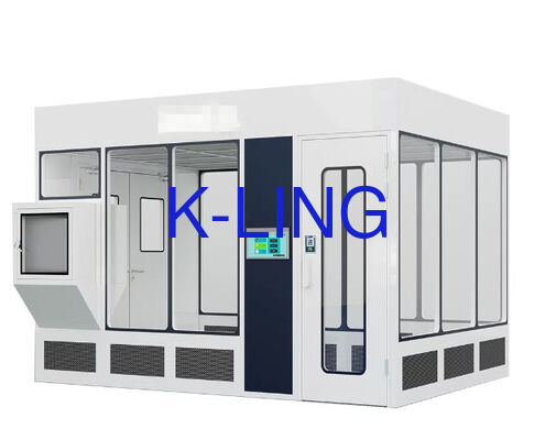 ISO 5 Class 100  Modular Clean Room  With Fire Resisting Door and Double layer vacuum glass window
