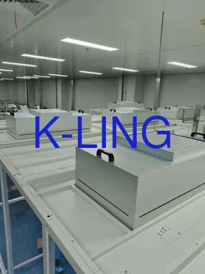 आईएसओ कक्षा 5 से आईएसओ कक्षा 8 मानकों के लिए स्थानांतरित और पुनः विन्यस्त डिजाइन के साथ अनुकूलन योग्य आकार मॉड्यूलर क्लीनरूम