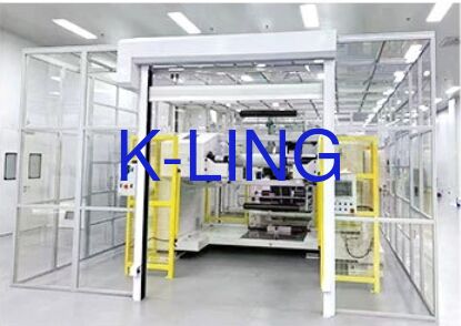 More Than 350 Lux Lighting Modular Cleanroom Laminar Flow Booth 80 Percent Air Return 20 Percent Exhaust Air Outlet Systems