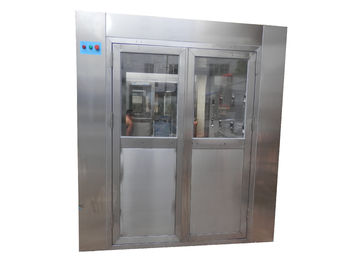 अर्धचालक कार्यशाला के लिए स्वचालित स्टेनलेस स्टील एयर शावर कक्ष, HEPA फ़िल्टर किया गया