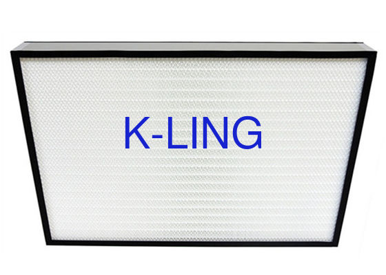 सेपरेटर आईएसओ प्रमाणन के बिना एक्सट्रूडेड एल्युमिनियम फ्रेम मिनी प्लीट HEPA फ़िल्टर: