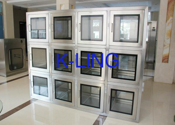 प्रदर्शन के लिए खिड़की के माध्यम से एर्गोनोमिक स्टेनलेस स्टील पास