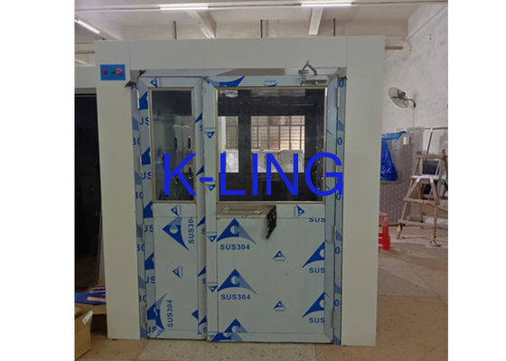 एलईडी लाइट इंटरलॉक सिस्टम और HEPA फिल्टर के साथ अनुकूलित एयर शॉवर सुरंग