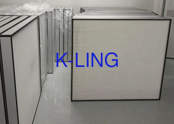 वायु प्रवाह 99.995% दक्षता और 0.45m/S वायु गति के साथ HEPA वायु फिल्टर