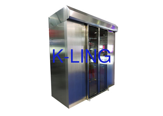 मर्केंडाइज के लिए दो साइड ब्लो क्लास 100 SUS304 Cleanroom एयर शावर