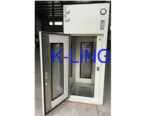 जीएमपी कार्यशाला के लिए अनुकूलित स्टेनलेस स्टील 201 एयर शावर पास बॉक्स