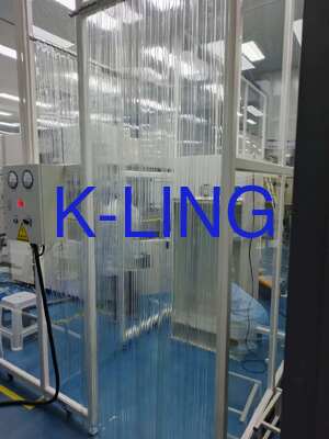 2P 5P तापमान आर्द्रता नियंत्रण और H14 HEPA फ़िल्टर के साथ त्वरित असेंबली और असेंबली मॉड्यूलर क्लीन रूम 99.99%@0.3um