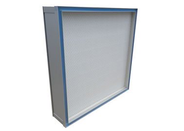जीएमपी Cleanroom H14 शीर्ष साइड जेल सील HEPA एयर फिल्टर के साथ Extruded एल्यूमीनियम फ्रेम