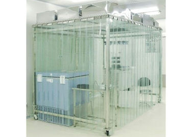 जंगम ऊर्ध्वाधर हवा का प्रवाह शीतल साफ कमरे 304 स्टेनलेस स्टील Cleanroom