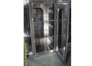 मेकिनिकल इंटरलाकर / स्वच्छ कक्ष उपकरण के साथ प्रयोगशाला Cleanroom पास बॉक्स