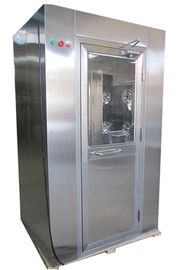 एकल व्यक्ति के लिए स्टेनलेस स्टील डबल उड़ाने Cleanroom एयर शावर