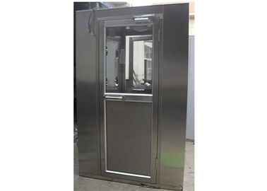 स्टेनलेस स्टील 304 कैबिनेट अनुकूलन आकार के साथ 750W Cleanroom एयर शावर