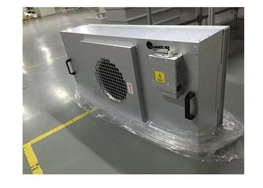 Anodized एल्यूमीनियम शरीर चांदी के रंग के साथ मॉड्यूलर साफ कमरे FFU हेपा फ़िल्टर
