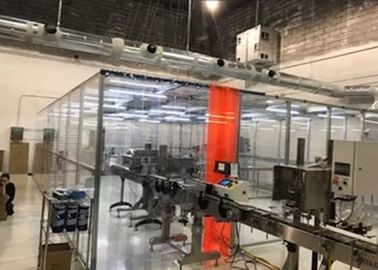 ई सिगरेट उत्पादन Plexiglass दीवार सॉफ्टवॉल साफ कमरा
