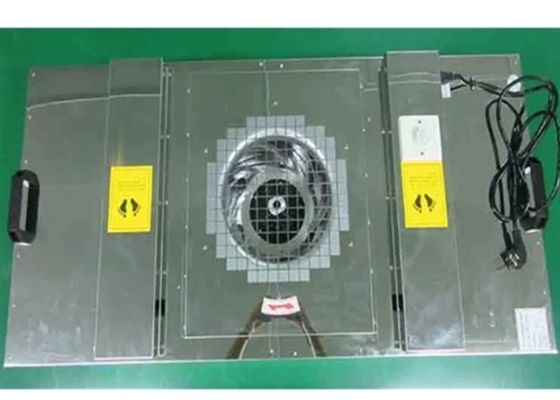 स्टेनलेस स्टील कैबिनेट 0.8m / S 97pa H14 फैन फ़िल्टर यूनिट