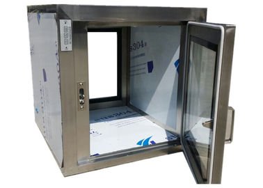 फार्मास्युटिकल क्लीन रूम पास बॉक्स 110V / 60HZ, सॉफ्टवॉल क्लीनरूम के माध्यम से