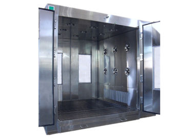 स्वच्छ कमरे के लिए औद्योगिक वायु शावर Cleanroom पास बॉक्स, स्विंग प्रकार के दरवाजे