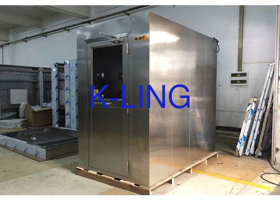 S13304 स्टेनलेस स्टील एयर शावर कक्ष H13 HEPA फ़िल्टर के साथ