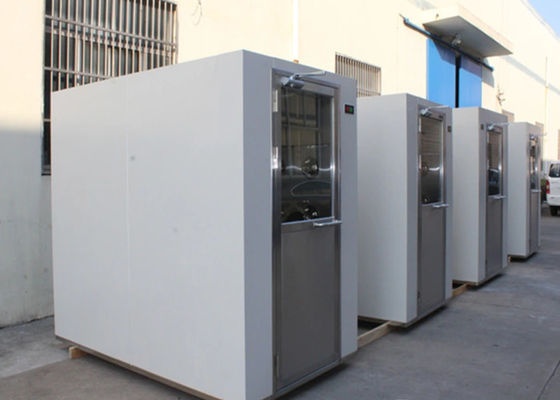 सीई आईएसओ सर्टिफिकेशन एयर शावर टनल 1400W × 3000D × 2100H आउटसाइड डायमेंशन