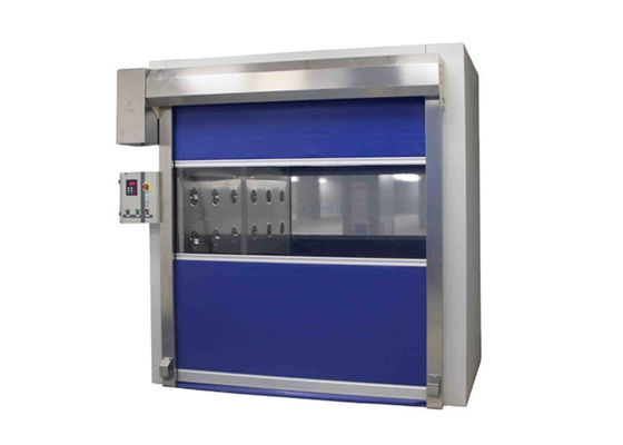 फास्ट रोलिंग दरवाजे के साथ स्टेनलेस स्टील दरवाजा फ्रेम ऑटो कार्गो एयर शावर कक्ष