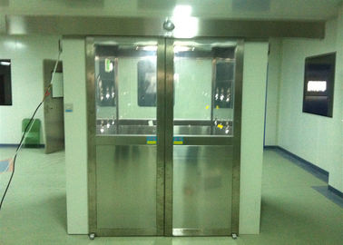 थ्री साइड ब्लोइंग स्टेनलेस स्टील फार्मास्युटिकल क्लीनरूम एयर शॉवर सिस्टम 380V 60HZ