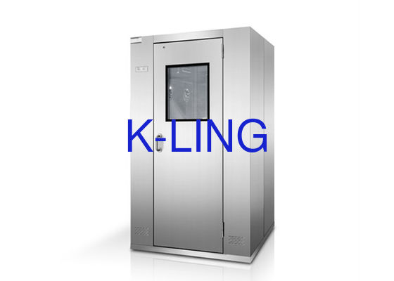 ऑटो डबल डोर के साथ फोटोइलेक्ट्रिक कंट्रोल 25m / S एयर शावर टनल